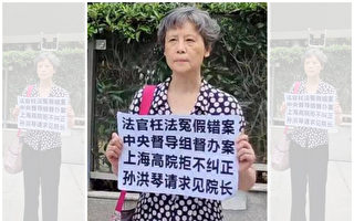 上海訪民孫洪琴投訴冤案 上海高院不理會