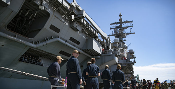 美航母抵韩国进行联合演习 应对朝鲜威胁