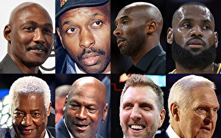 组图：NBA史上 常规赛罚球数排名前八位球员