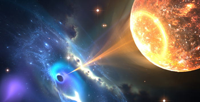 科学家观测到黑洞喷流疑以七倍光速运动