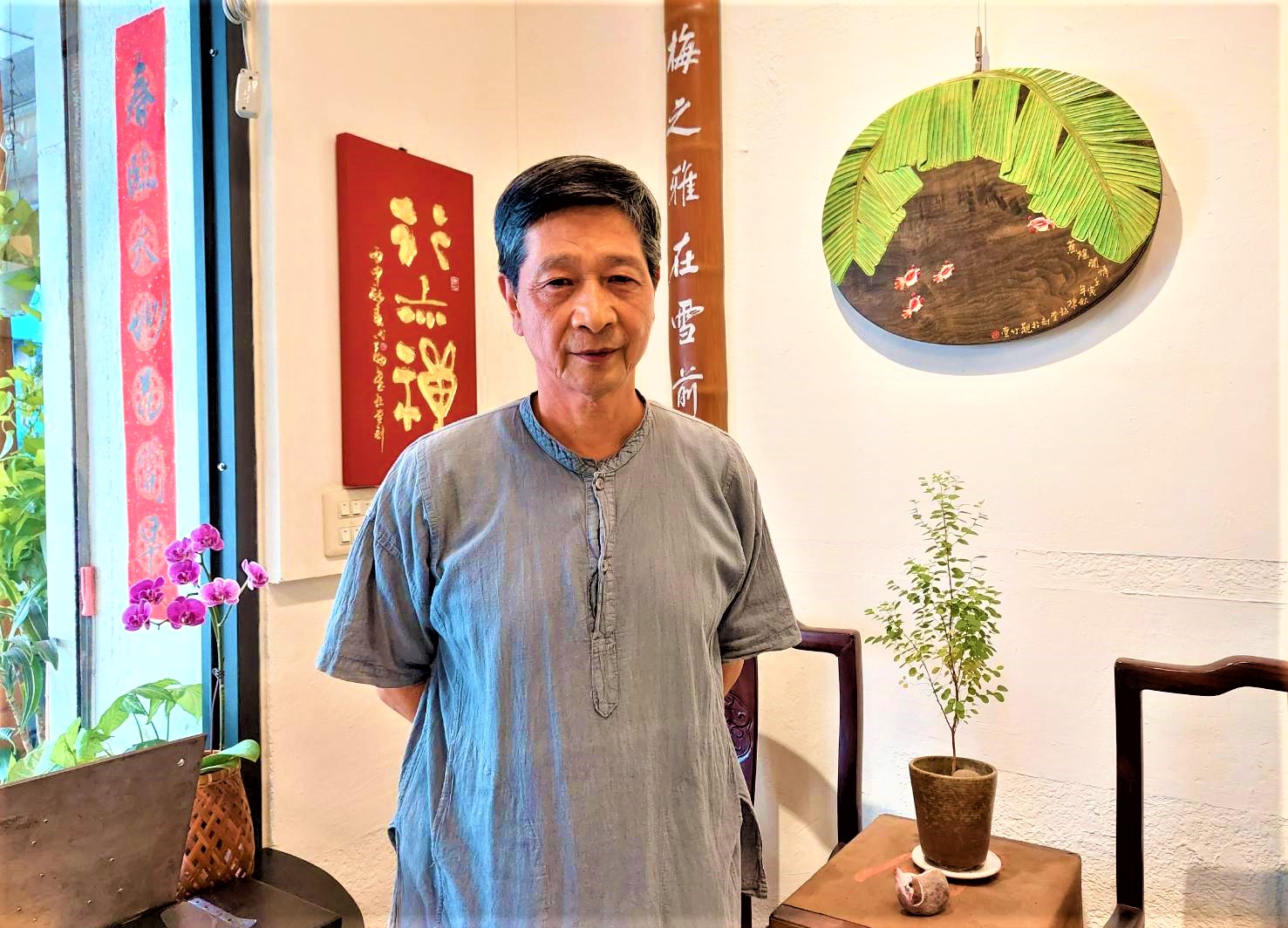 陳銘堂竹雕藝術傳統技法鑿出當代趣味| 大紀元