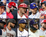 组图：美国职棒大联盟本赛季本垒打前十位球员