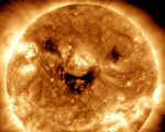 太阳罕见“微笑”或预示太阳风暴向地球袭来