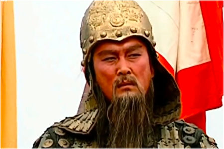 陸樹銘（三国演義『関羽』役俳優）直筆サイン入り巻軸 証拠写真あり】『三国志演義』 関羽役 陸樹銘 中国 男優 直筆