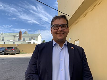 George Santos, the Republican candidate for Congress' 3rd District, was elected to the House of Representatives.