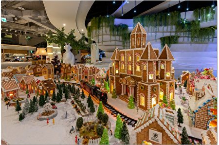 “圣诞姜饼城”，绝对是今年圣诞节拍照打卡必访的热门景点。