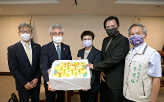 日本苹果之乡弘前市长 疫情后首次访台南