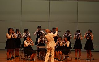 参加音乐比赛  励志中学获彰县口琴合奏第一名