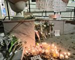 爱默蕾中国留学生抗议中共  悼念乌鲁木齐死者