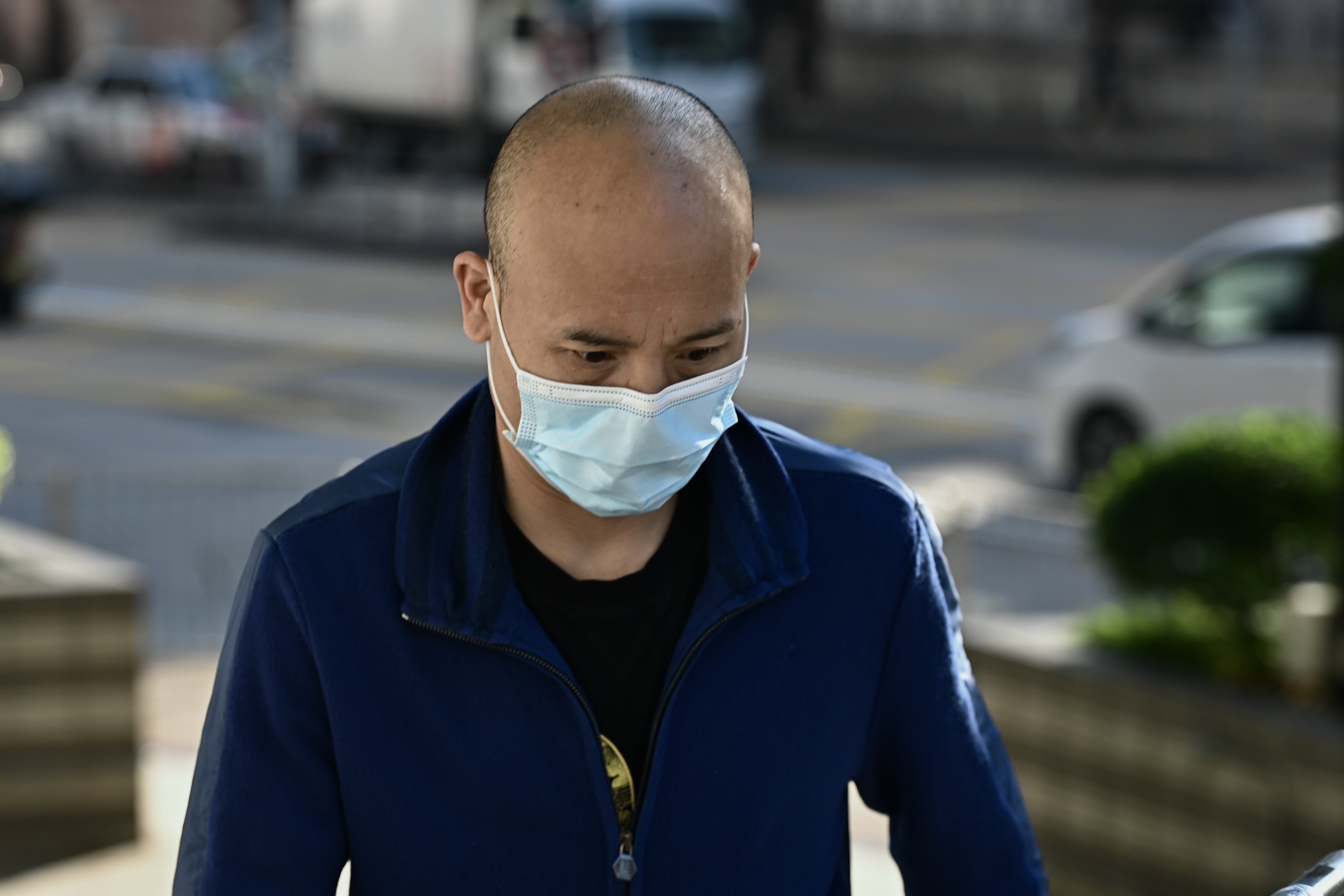 被告胡爱民另外一件刑事毁坏法轮功学员展品的案件上星期被裁定罪成。(宋碧龙/大纪元)