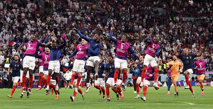 世界杯:法国2:1战胜英格兰 四强全部产生