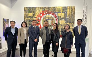 台裔藝術家林世寶「黃金時代」作品展  法拉盛市政廳展出
