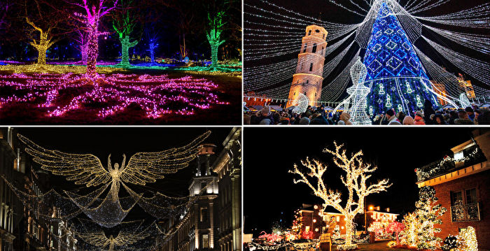组图：欧美各地令人叹为观止的圣诞灯光