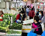 港市民到街市選購食材做冬 檔販表示生意沒往年暢旺