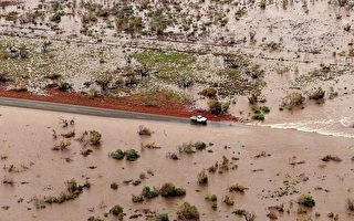 西澳金伯利地区遭“百年一遇”洪灾