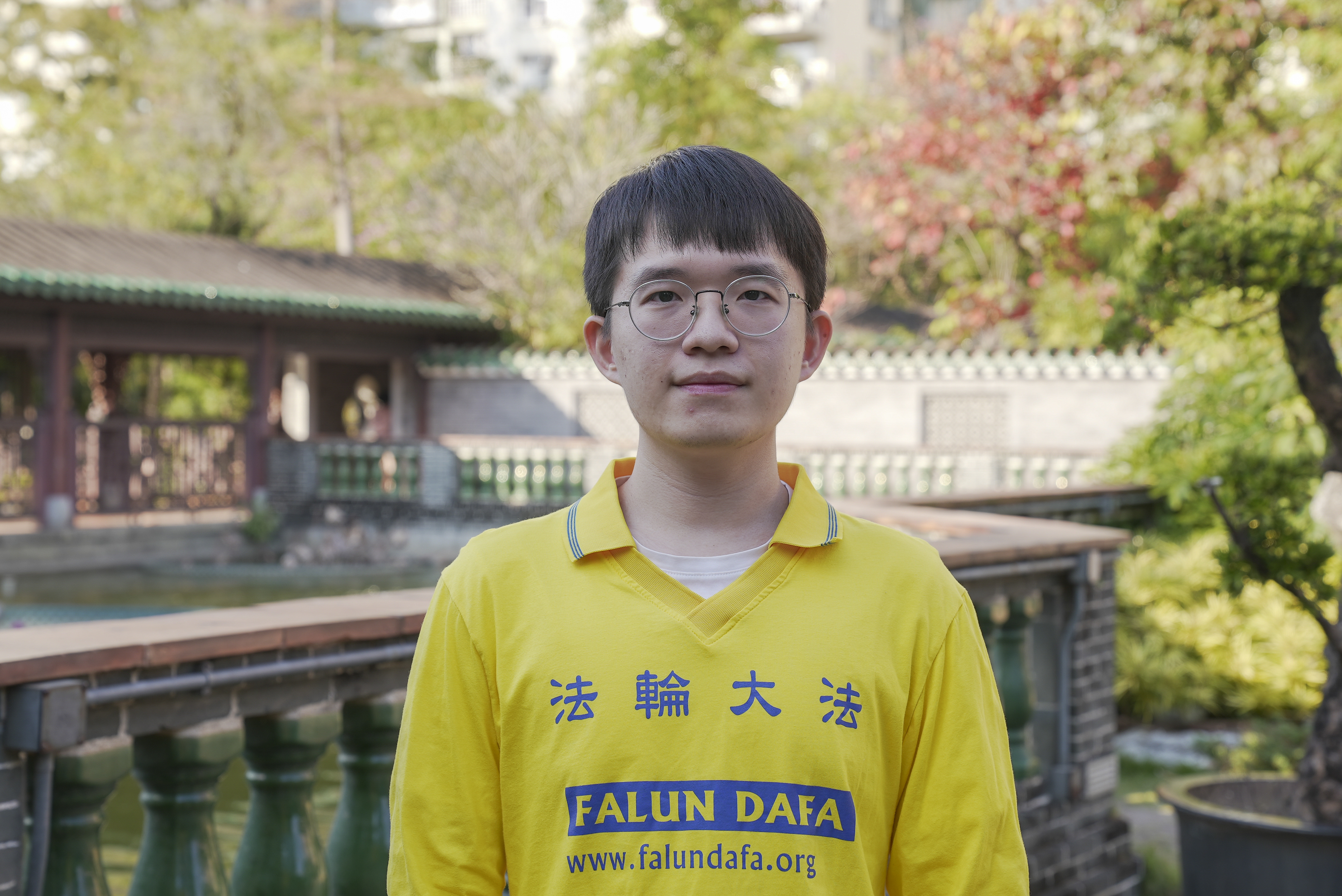 陳子賢十分感恩法輪大法讓他擺脫對遊戲的沉迷。(余鋼/大紀元)
