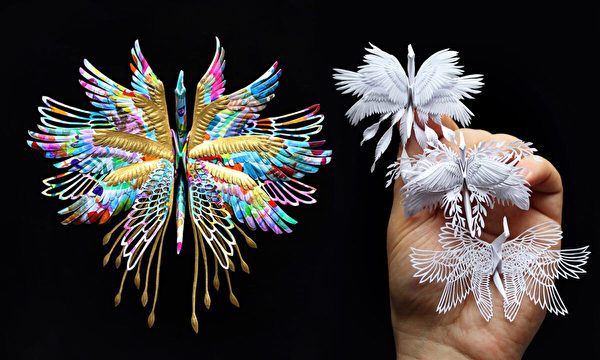 艺术家创作精美千纸鹤给人带来光明和希望| 罗马尼亚| 折纸| 大纪元