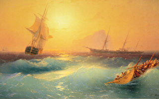组图：俄国油画家神奇海景画 可闻到海浪气息