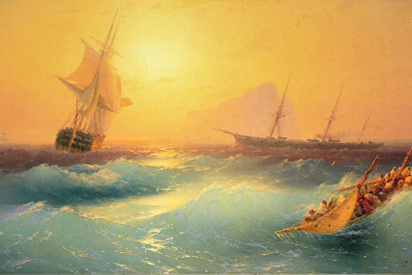 組圖：俄國油畫家神奇海景畫 可聞到海浪氣息