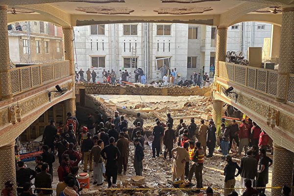 快讯：巴基斯坦清真寺炸弹袭击 至少59死