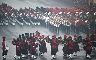 組圖：印度「鳴金收兵」儀式結束國慶日活動
