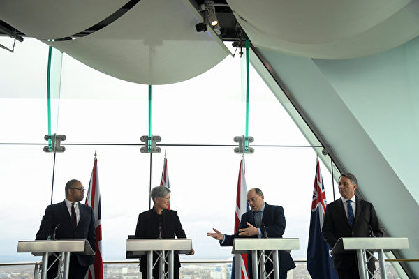 組圖：英澳部長會議聲明 反對改變台海現狀