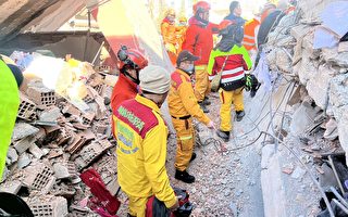 土耳其强震 屏东人道救援队抵灾区投入救援