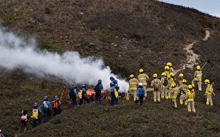 港消防處聯同多個政府部門 大嶼山舉行拯救演習