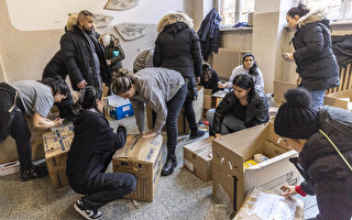 組圖：援助土耳其災民 德國民眾捐贈物資