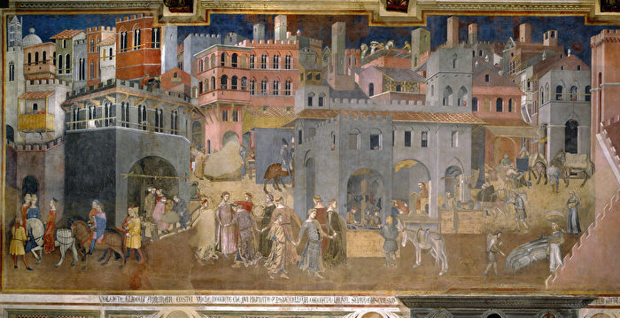 什么是好政府？洛伦泽蒂壁画作品《善治寓言》中有答案| Ambrogio Lorenzetti | Allegory of Good  Governance | 大纪元