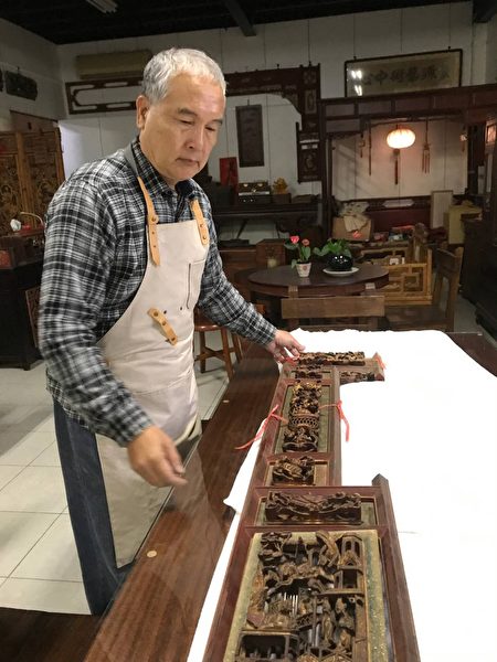 张春能有30年榫卯家具文物修复经历。