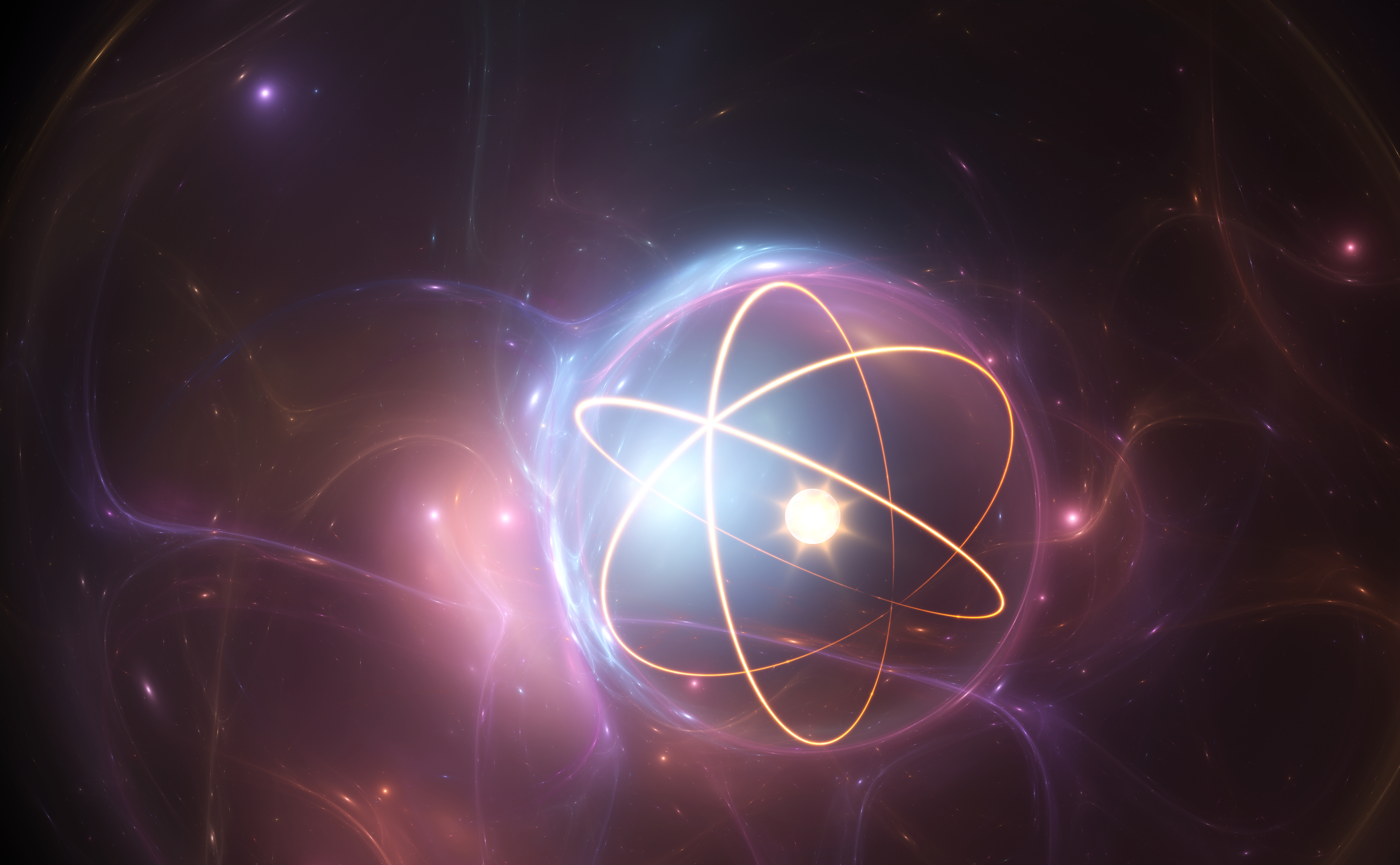 神祕難懂的微觀量子世界概念圖。(Shutterstock)