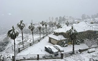 南加山區獲大量降雪 週末迎另一波風暴