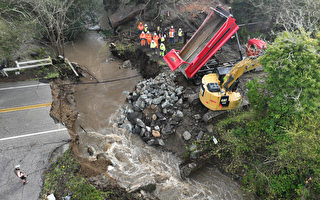 加州洪水加剧 两人遇难 近万人接疏散令