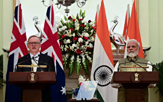 組圖：澳洲總理訪印度 加強兩國合作關係