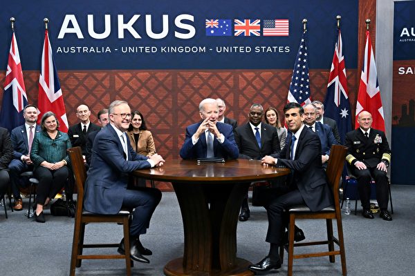 組圖：美英澳三方峰會 宣布潛艦合作計劃