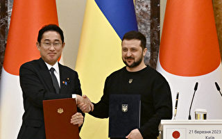 組圖：日本首相突訪基輔 表達對烏克蘭的支持