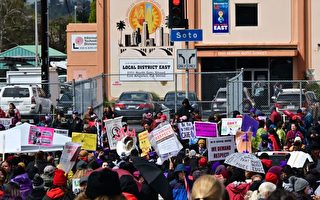 洛杉矶教育系统罢工 逾50万学生停课