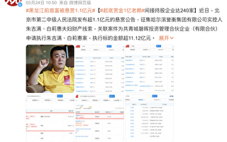 东北药王朱吉满被追债 北京法院悬赏1.1亿