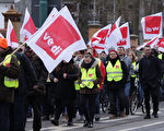 德国数十年来最大规模罢工 公共交通几乎停摆