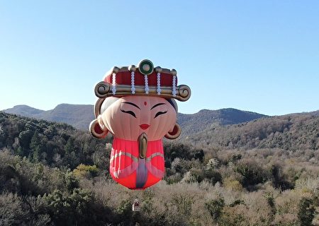 台東天后宮出資的Q版媽祖球將於今年台灣熱氣球嘉年華中亮相登場。