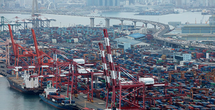 全球需求疲软 韩国出口额连续第六个月下滑