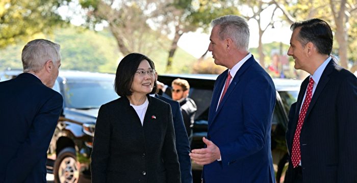 麦卡锡会蔡英文 中共搞联合巡航巡查引嘲讽