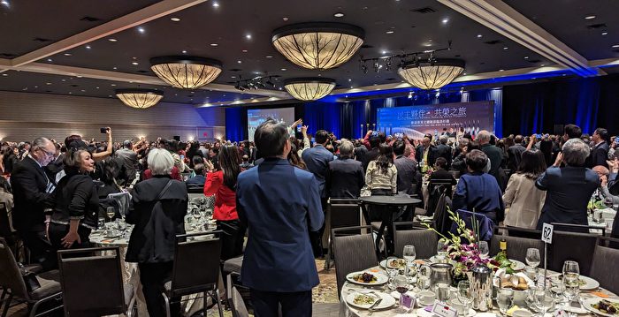 洛杉矶台侨蓝绿同心 盛宴欢迎总统蔡英文