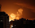 反击哈马斯火箭弹袭击 以色列空袭加沙地带