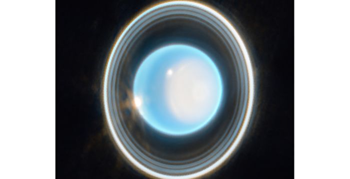 NASA公布天王星新图 清晰光环引人注目