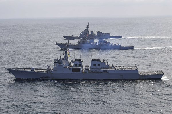 对抗中共海上扩张 专家：美应联合日韩造舰