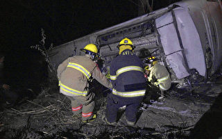 墨西哥客车坠崖 至少18死30伤