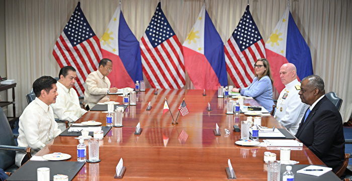 组图：菲律宾总统访五角大楼 促美菲军事合作
