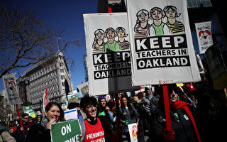 加州奥克兰三千教师罢工 逾三万学生停课